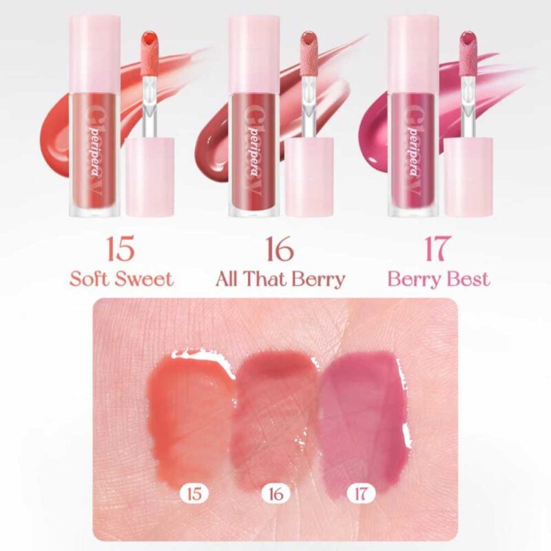Peripera Ink Glasting Lip Gloss Soft Berry Edition