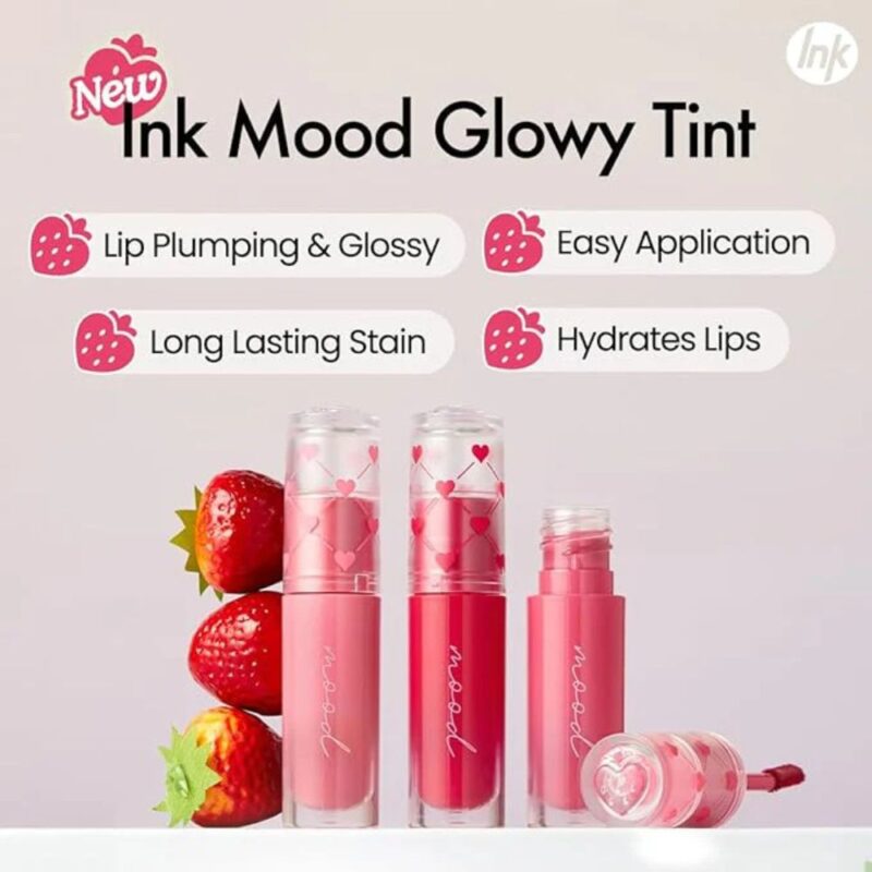 Peripera Ink Mood Glowy Tint Soft Berry Edition
