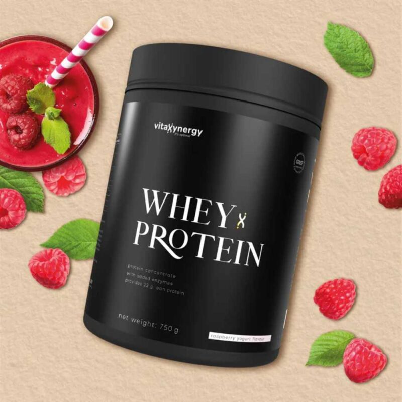 Vitaxynergy Pudra Proteica din Zer, 750g - Zmeura si Iaurt - 21