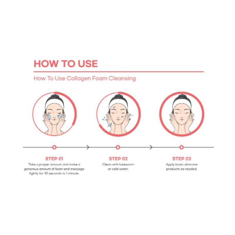 Fortheskin Collagen Foam Cleansing, 180ml - 4