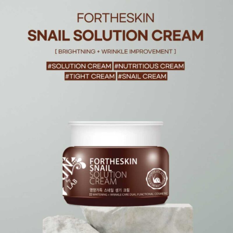 Fortheskin Snail Solution Cream, 100ml - 2