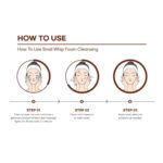 Fortheskin Snail Whip Foam Cleansing, 180ml - 4