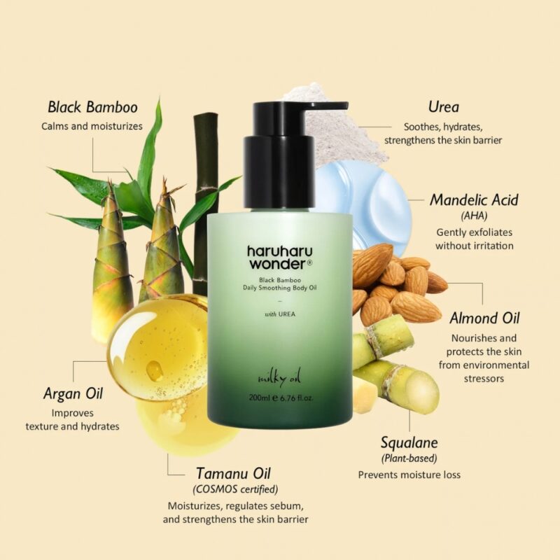 HaruHaru Wonder Black Bamboo Daily Soothing Body Oil (3)