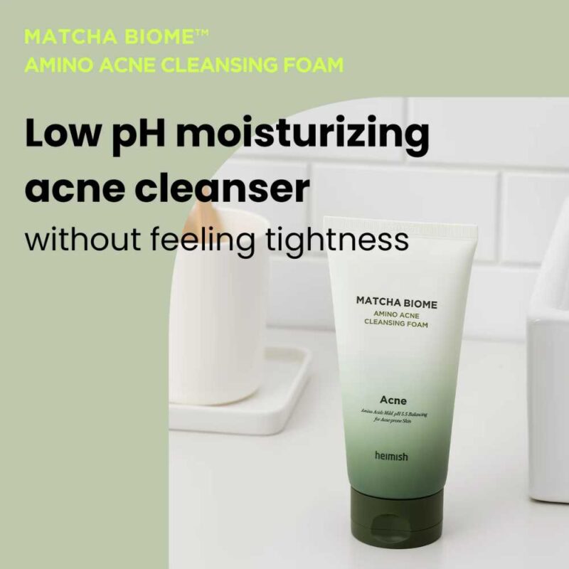 Heimish Matcha Biome Amino Acne Cleansing Foam, 150g - 2