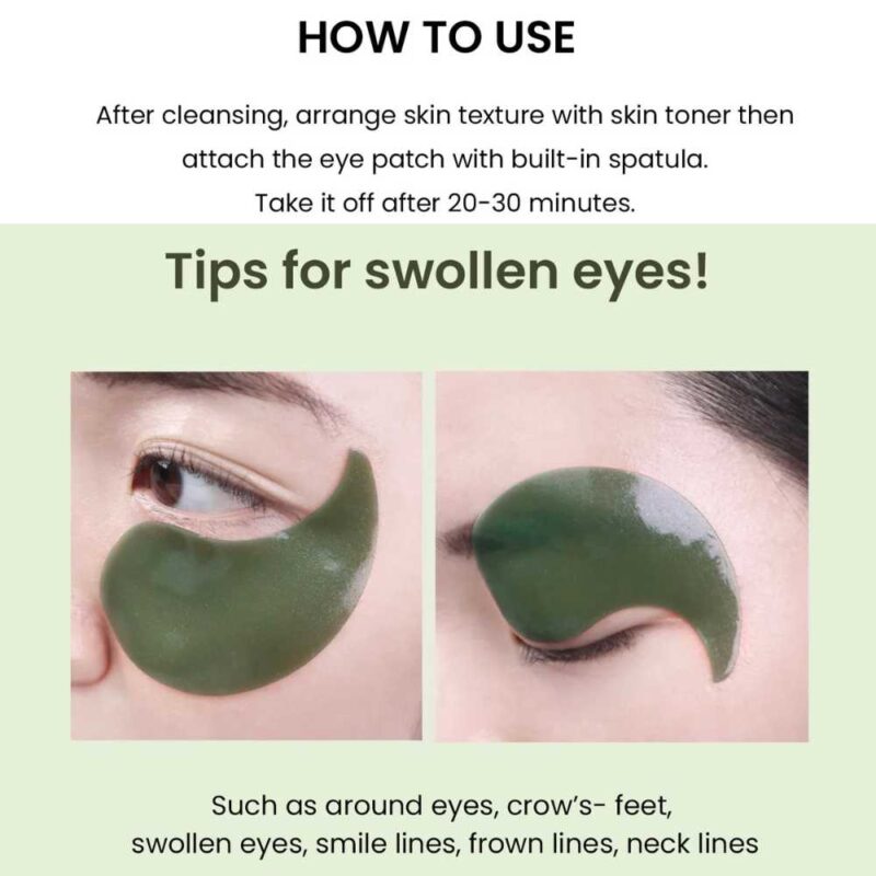 Heimish Matcha Biome Hydrogel Eye Patch, 60pcs - 5