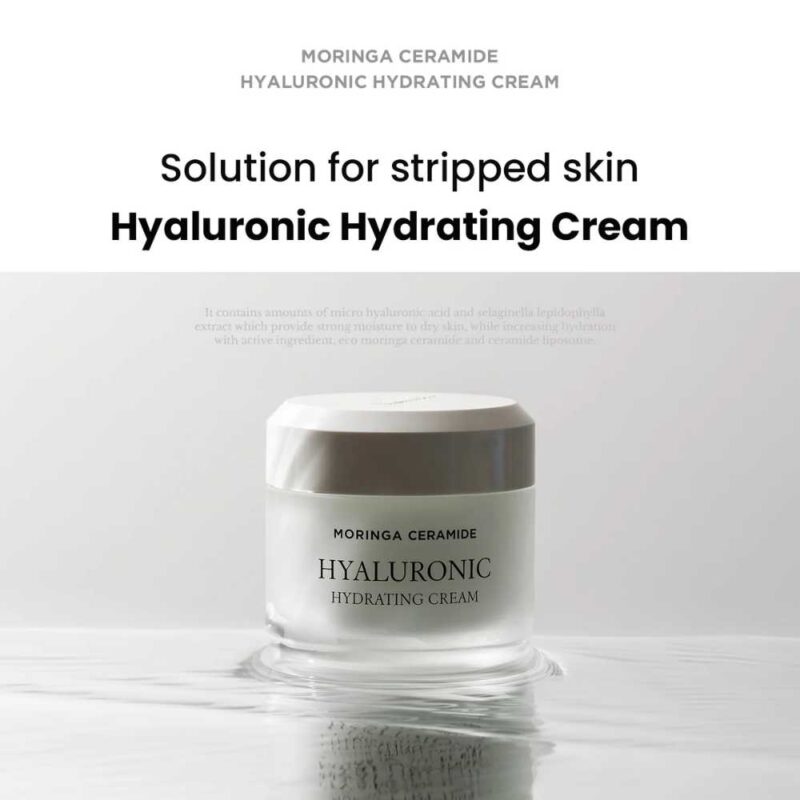 Heimish Moringa Ceramide Hyaluronic Hydrating Cream, 50ml - 2