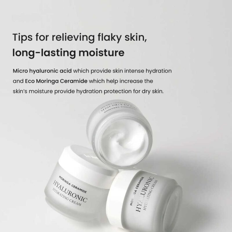 Heimish Moringa Ceramide Hyaluronic Hydrating Cream, 50ml - 4