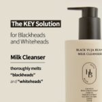 Heveblue Black Yuja Bean Milk Cleanser, 290ml - 2