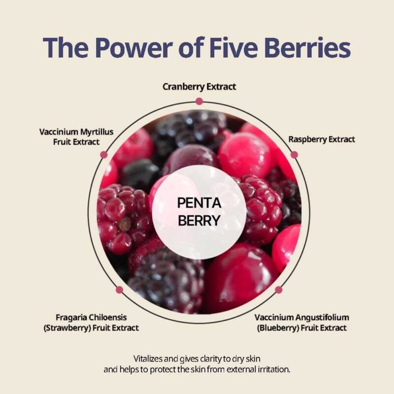 Heveblue Penta Berry Panthenol Repair Cream, 50ml - 2