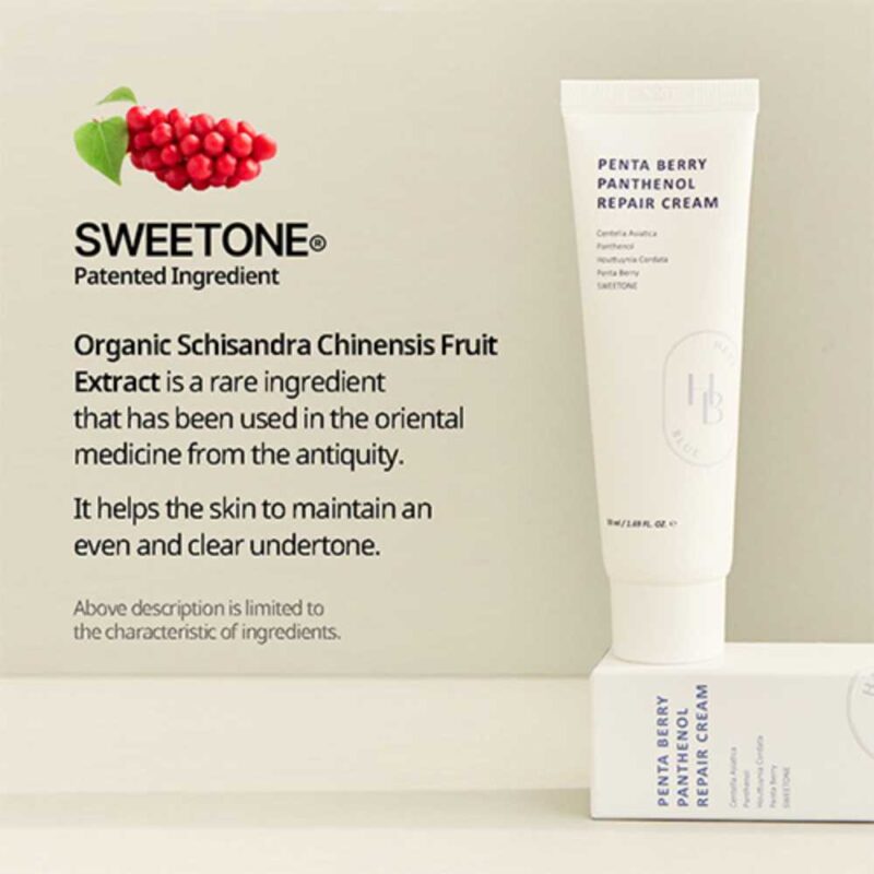 Heveblue Penta Berry Panthenol Repair Cream, 50ml - 3