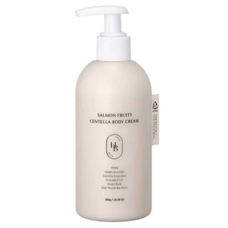 Heveblue Salmon Fruity Centella Body Cream, 300g - 1