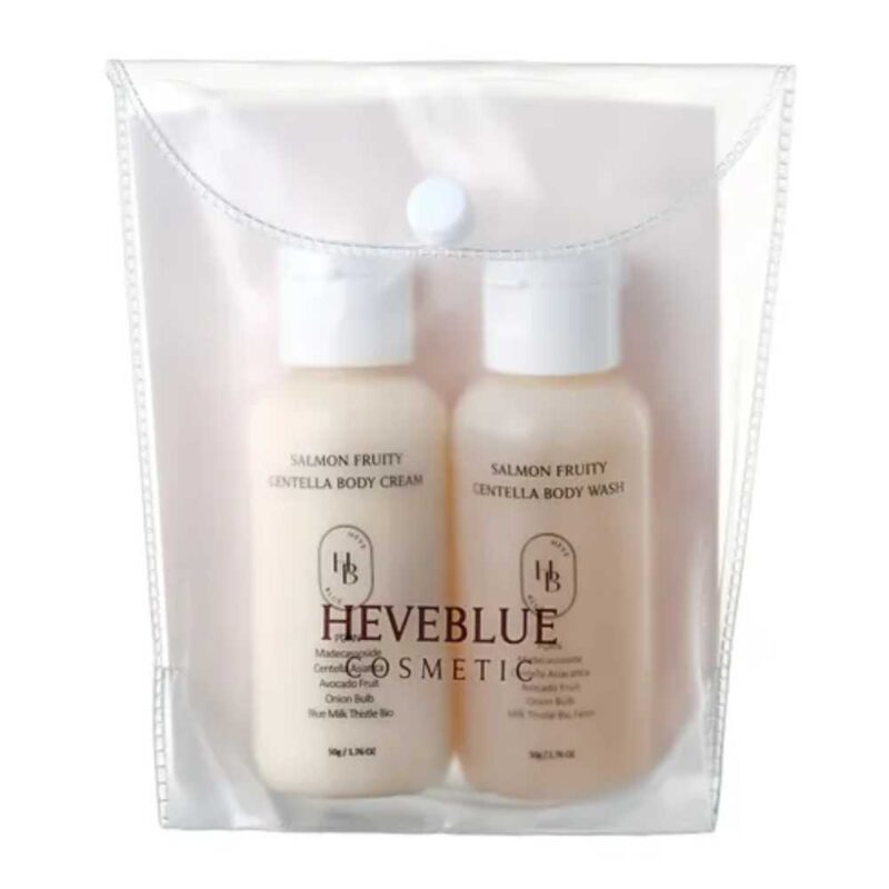 Heveblue Salmon Fruity Centella Body Travel Kit - 1