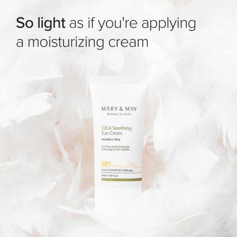 Mary and May Cica Soothing Sun Cream, 50ml - 5