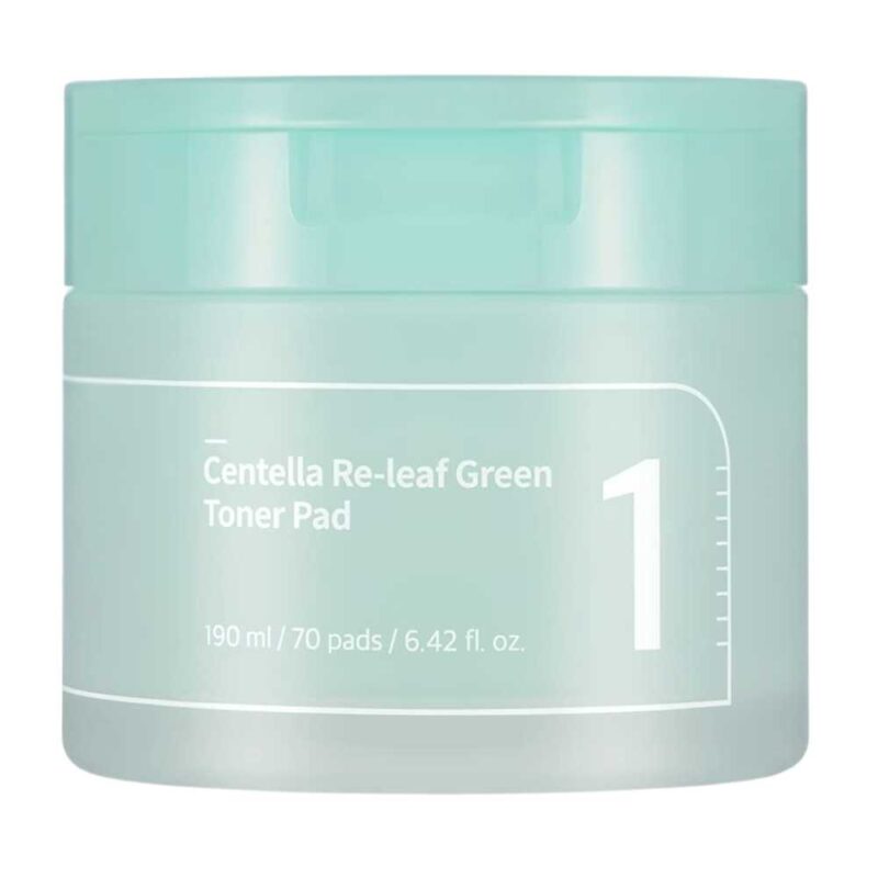 Numbuzin No.1 Centella Re-leaf Green Toner Pad, 70pads - 1
