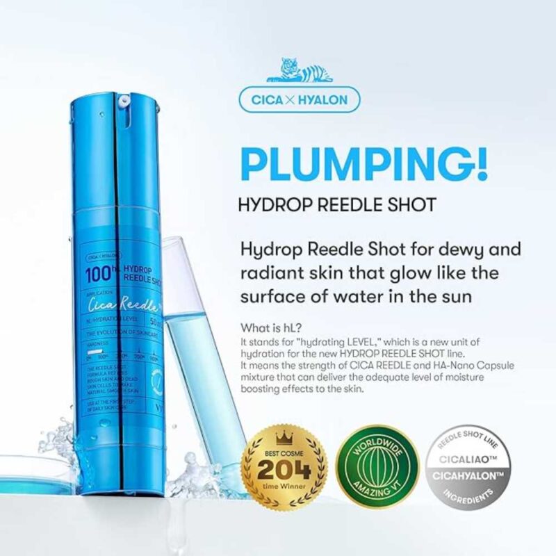 VT Cosmetics Hydrop Reedle Shot 100hL, 50ml - 2
