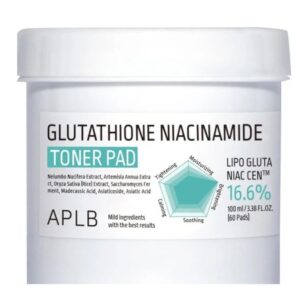 APLB Glutathione Niacinamide Toner Pad