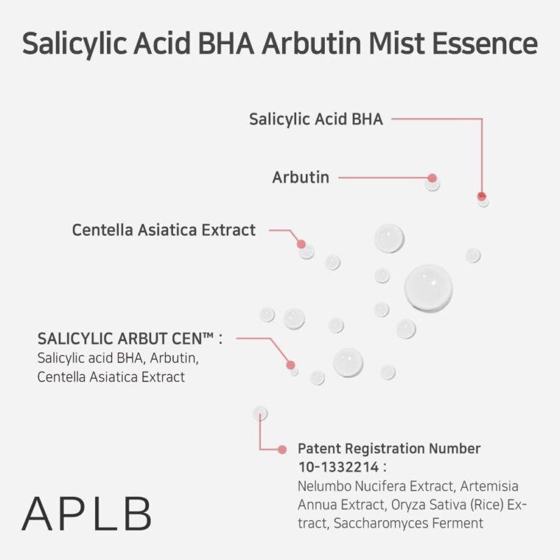 APLB Salicylic Acid BHA Arbutin Mist Essence (2)
