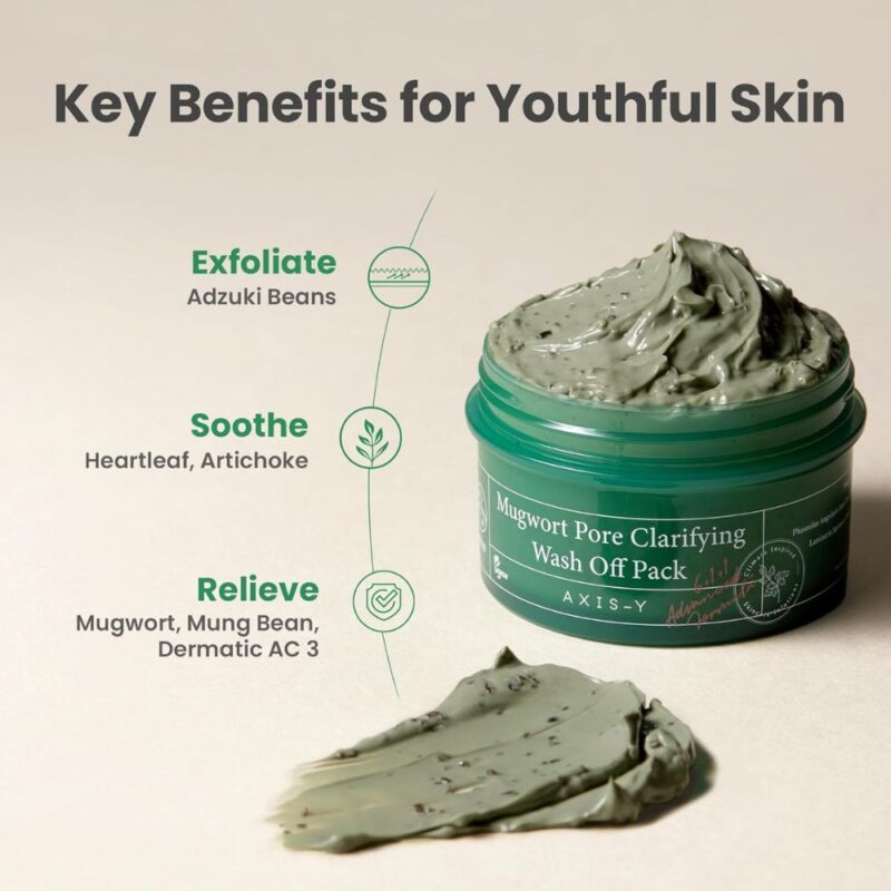 AXIS-Y Mugwort Pore Clarifying Wash Off Pack