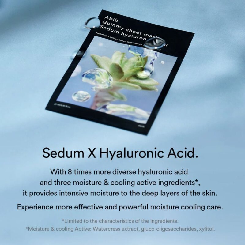 Abib Gummy Sheet Mask Sedum Hyaluron Sticke (2)