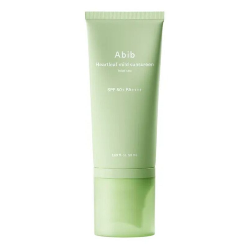 Abib Heartleaf Mild Sunscreen Relief Tube