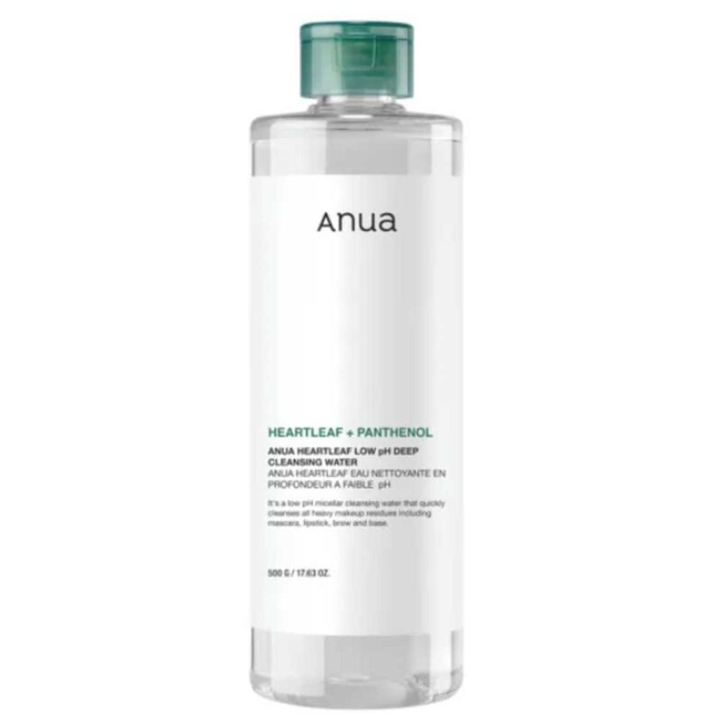 Anua Heartleaf Low pH Deep Cleansing Water, 500ml - 1