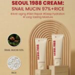 KSECRET Seoul 1988 Cream_ Snail Mucin 93% + Rice, 100ml - 2
