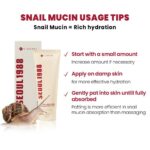 KSECRET Seoul 1988 Cream_ Snail Mucin 93% + Rice, 100ml - 3