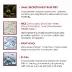 KSECRET Seoul 1988 Cream_ Snail Mucin 93% + Rice, 100ml - 4