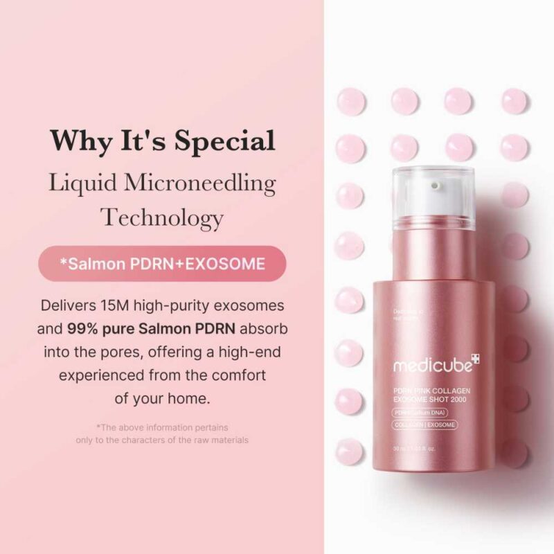 Medicube PDRN Pink Collagen Exosome Shot Serum 2000, 30ml - 2
