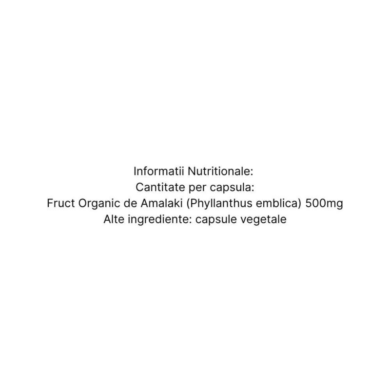 Organic India Amalaki Vitamina C si Antioxidanti Naturali, 60 capsule - 4