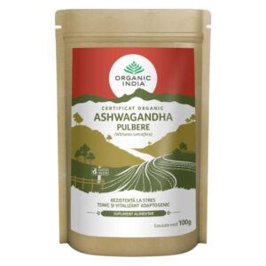 Organic India Ashwagandha Pulbere Rădăcină, 100g - 1
