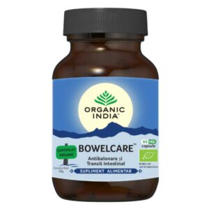 Organic India Bowelcare Balonare si Tranzit Intestinal, 60 capsule - 1
