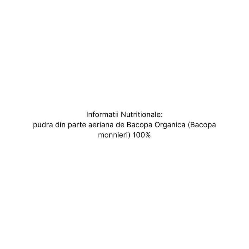 Organic India Brahmi Bacopa Tonic Celebral și Memorie Pulbere, 100g - 3