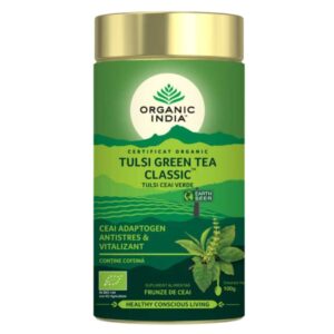 Organic India Ceai Adaptogen Tulsi Ceai Verde, 100g - 1