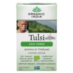 Organic India Ceai Adaptogen Tulsi Ceai Verde, 18 plicuri - 1