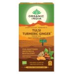 Organic India Ceai Adaptogen Tulsi Turmeric si Ghimbir, 25 plicuri - 1