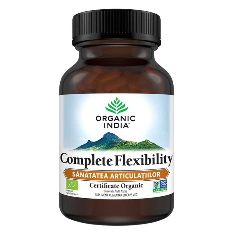 Organic India Complete Flexibility Sanatatea Articulatiilor, 60 capsule - 1