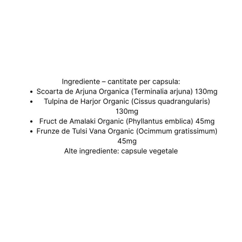 Organic India Lipid Care Controlul Colesterolului Total, 60 capsule - 2