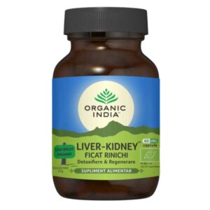 Organic India Liver Kidney Regenerare Ficat si Rinichi, 60 capsule - 1
