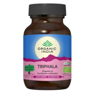 Organic India Triphala Digestie si Curatare Colon, 60 capsule - 1