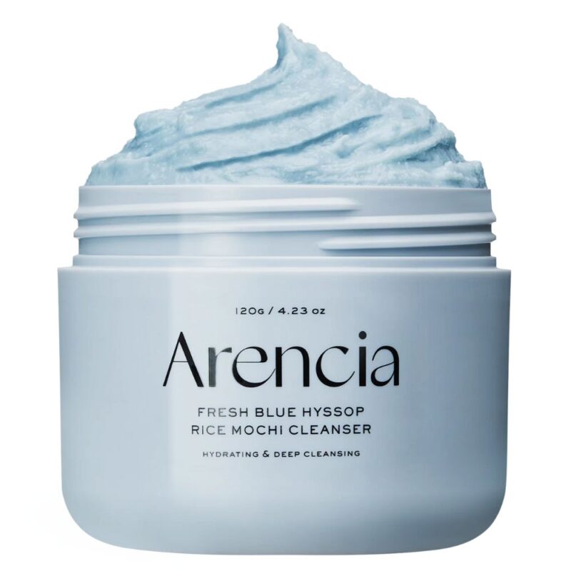 Arencia Fresh Blue Hyssop Rice Mochi Cleanser (1)