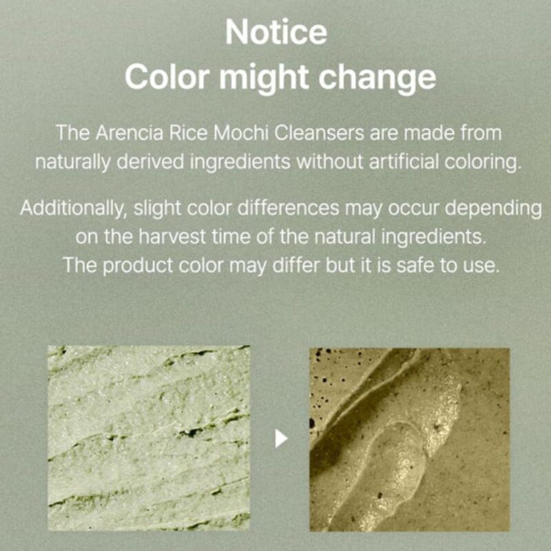 Arencia Fresh Green Rice Mochi Cleanser (1)