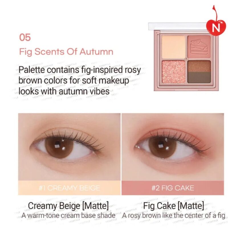 Peripera Ink Pocket Shadow Palette Soda Café Collection 05 fig scents of autumn (2)