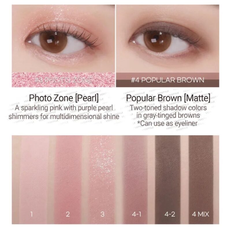 Peripera Ink Pocket Shadow Palette Soda Café Collection 06 signature is mute (2)