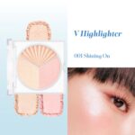 Peripera V Highlighter 01 shining on (1)