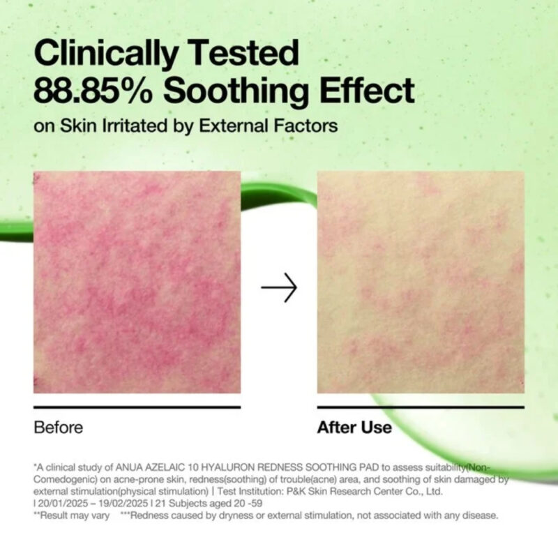 Anua Azelaic 10 Hyaluron Redness Soothing Pad (2)