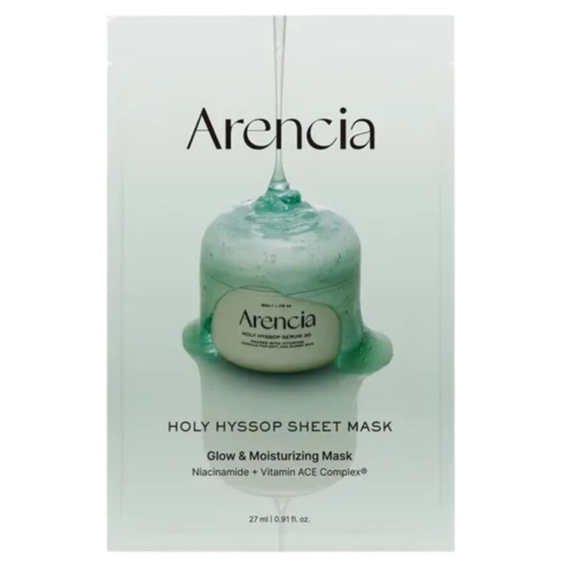 Arencia Holy Hyssop Sheet Mask