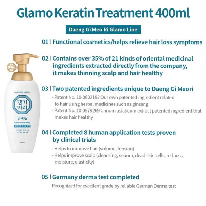 Daeng Gi Meo Ri Glamo Keratin Treatment