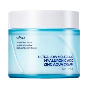 Isntree Ultra-Low Molecular Hyaluronic Acid Zinc Aqua Cream, 80ml - 1