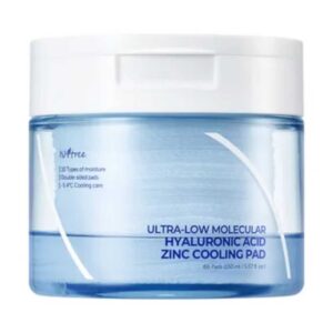 Isntree Ultra-Low Molecular Hyaluronic Acid Zinc Cooling Pad, 60 pads - 1